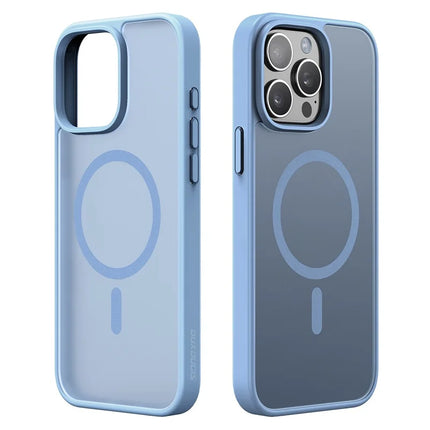 DUX DUCIS Yind Series For iPhone 15 Pro Max Matte Case Compatible with MagSafe PC+TPU Phone Cover - Baby Blue