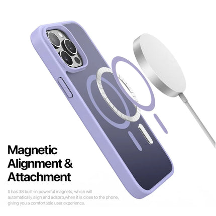 ShopCaseCart DUX DUCIS Yind Series For iPhone 15 Pro Max Matte Case Compatible with MagSafe PC+TPU Phone Cover