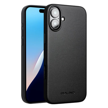 QIALINO For iPhone 16 Plus Case PC+Silicone Phone Cover Compatible with MagSafe