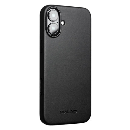 QIALINO For iPhone 16 Plus Case PC+Silicone Phone Cover Compatible with MagSafe