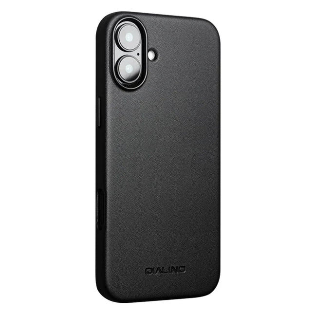 QIALINO For iPhone 16 Plus Case PC+Silicone Phone Cover Compatible with MagSafe