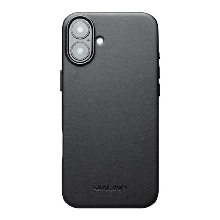 QIALINO For iPhone 16 Plus Case PC+Silicone Phone Cover Compatible with MagSafe