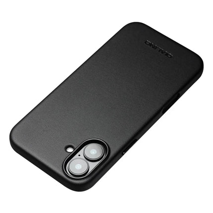 QIALINO For iPhone 16 Plus Case PC+Silicone Phone Cover Compatible with MagSafe