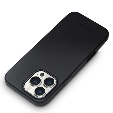 QIALINO For iPhone 16 Pro Max Case PC+Silicone Phone Cover Compatible with MagSafe