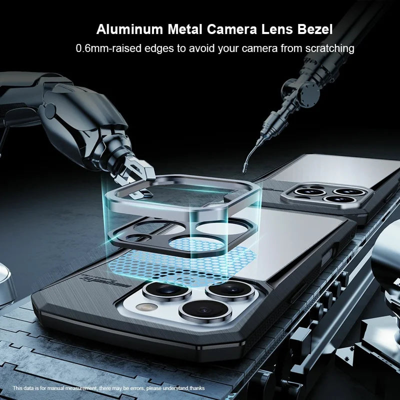 ShopCaseCart Premium Durable iPhone 16 Protective cover Acrylic + TPU Scratch Resistant Back Guard