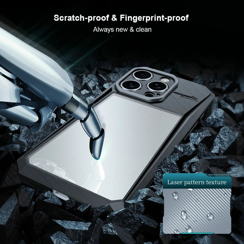 ShopCaseCart Premium Durable iPhone 16 Protective cover Acrylic + TPU Scratch Resistant Back Guard