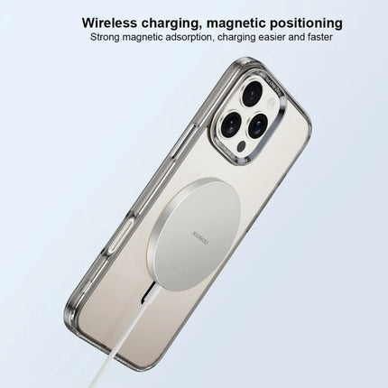 XUNDD For iPhone 16 Pro Max Case Compatible with MagSafe TPU+Acrylic Airbag Corners Protective Cover