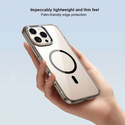 XUNDD For iPhone 16 Pro Max Case Compatible with MagSafe TPU+Acrylic Airbag Corners Protective Cover