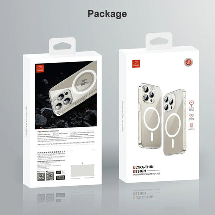 XUNDD XDD-0010 For iPhone 16 Plus Case Compatible with MagSafe Cover Ultra-Thin Clear PC Phone Cover