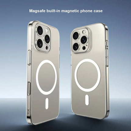 XUNDD XDD-0010 For iPhone 16 Plus Case Compatible with MagSafe Cover Ultra-Thin Clear PC Phone Cover