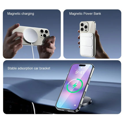 XUNDD XDD-0010 For iPhone 16 Pro Max Case Compatible with MagSafe Cover Ultra-Thin Clear PC Phone Cover