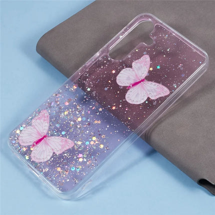 AW Series For Samsung Galaxy A16 5G / A16 4G Case Epoxy PVC Butterfly TPU Aesthetics Phone Cover