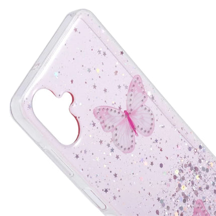 AW Series For Samsung Galaxy A06 Case Epoxy PVC Butterfly TPU Aesthetics Phone Cover