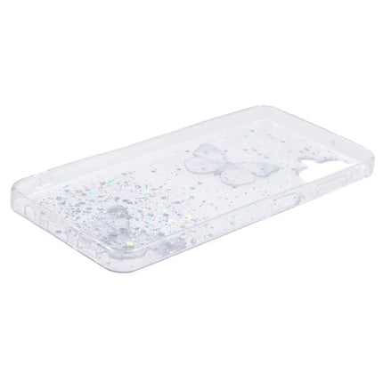 AW Series For Samsung Galaxy A06 Case Epoxy PVC Butterfly TPU Aesthetics Phone Cover