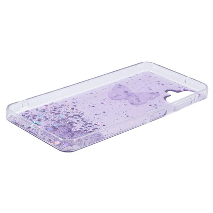 AW Series For Samsung Galaxy A06 Case Epoxy PVC Butterfly TPU Aesthetics Phone Cover