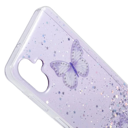AW Series For Samsung Galaxy A06 Case Epoxy PVC Butterfly TPU Aesthetics Phone Cover