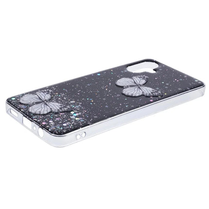 AW Series For Samsung Galaxy A06 Case Epoxy PVC Butterfly TPU Aesthetics Phone Cover