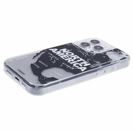 YOUNGKIT For iPhone 16 Pro Case Compatible with MagSafe IMD Map Pattern Quicksand PC+TPU Phone Cover