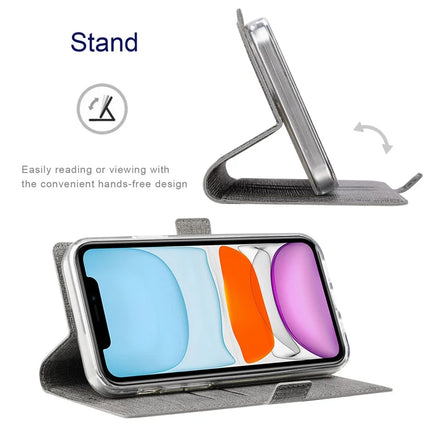 VILI DMK Series for iPhone 16 Pro Case Stand Wallet Leather Phone Cover