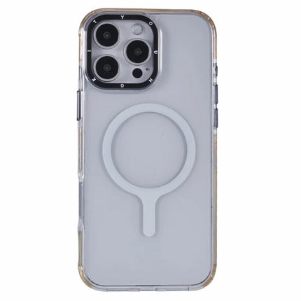 YOUNGKIT For iPhone 16 Pro Case Compatible with MagSafe Drop Proof Glossy TPU+TPE Phone Cover