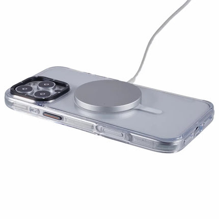 YOUNGKIT For iPhone 16 Pro Case Compatible with MagSafe Drop Proof Glossy TPU+TPE Phone Cover