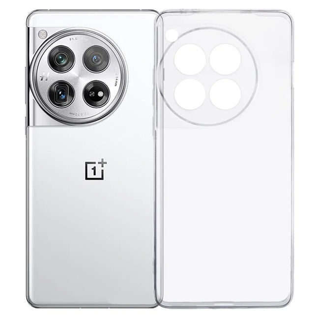 For OnePlus 12 5G Shockproof Case 1.5mm Thickness Clear TPU Phone Cover