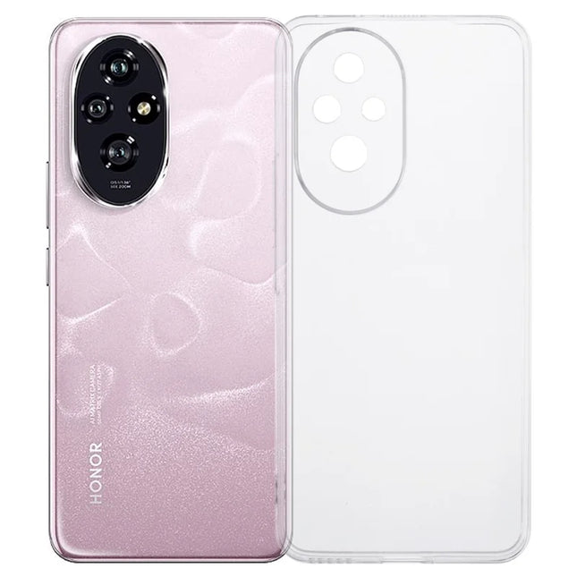 For Honor 200 Pro 5G Shockproof Case 1.5mm Thickness Clear TPU Phone Cover