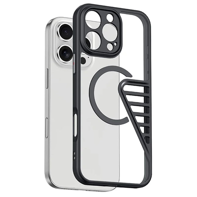 XUNDD XDD-0007 For iPhone 16 Pro Max Case Compatible with MagSafe TPU+PC Matte Phone Cover
