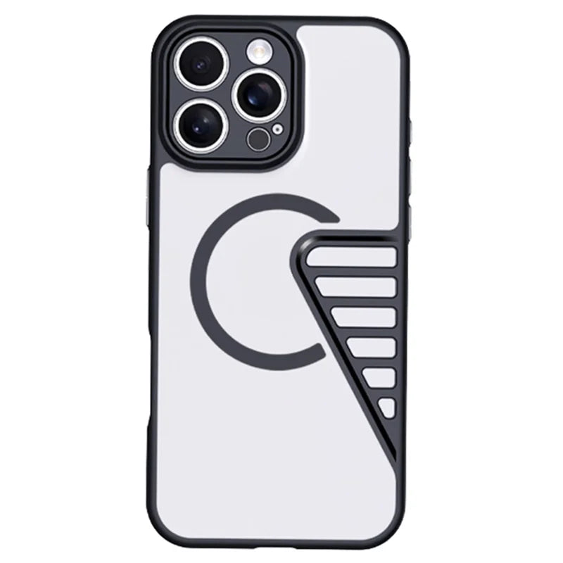 ShopCaseCart Shockproof Durable iPhone 16 Pro Protective cover Compatible with MagSafe TPU+PC Matte Phone Guard