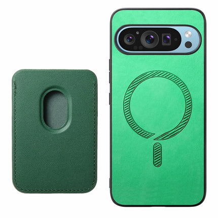 For Google Pixel 9 Pro XL Case Detachable Magnetic Card Bag Leather+TPU Phone Cover