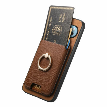 For Google Pixel 9 Pro XL Magnetic Case Leather+TPU Phone Cover Detachable Card Bag