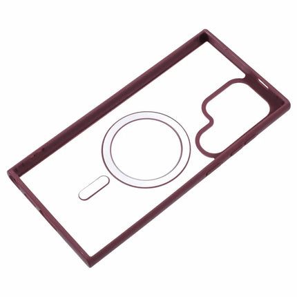 For Samsung Galaxy S23 Ultra Case Compatible with MagSafe Shockproof PC+TPU Clear Phone Cover