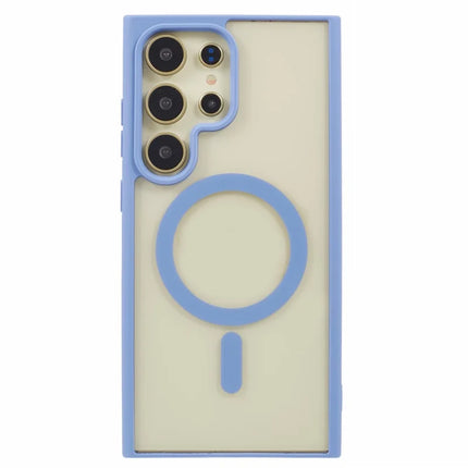 For Samsung Galaxy S23 Ultra Case Compatible with MagSafe Shockproof PC+TPU Clear Phone Cover