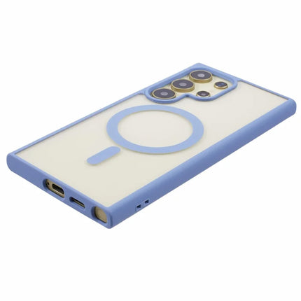 For Samsung Galaxy S23 Ultra Case Compatible with MagSafe Shockproof PC+TPU Clear Phone Cover