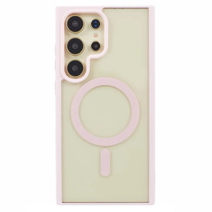 For Samsung Galaxy S23 Ultra Case Compatible with MagSafe Shockproof PC+TPU Clear Phone Cover