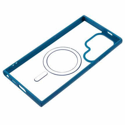 For Samsung Galaxy S23 Ultra Case Compatible with MagSafe Shockproof PC+TPU Clear Phone Cover