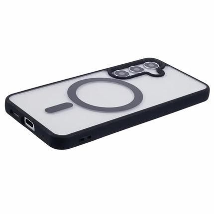 For Samsung Galaxy S23 FE Case Compatible with MagSafe Shockproof PC+TPU Clear Phone Cover