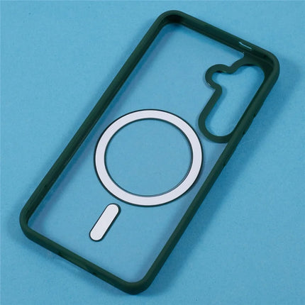 For Samsung Galaxy S23 FE Case Compatible with MagSafe Shockproof PC+TPU Clear Phone Cover