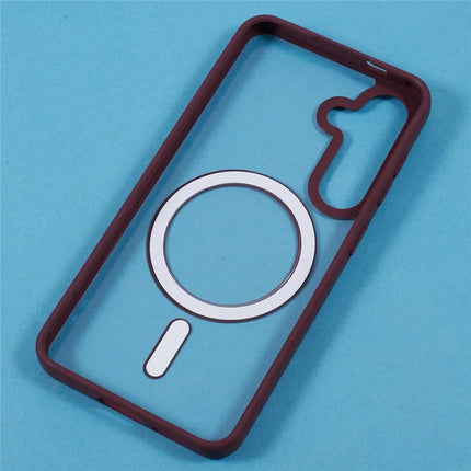 For Samsung Galaxy S23 FE Case Compatible with MagSafe Shockproof PC+TPU Clear Phone Cover