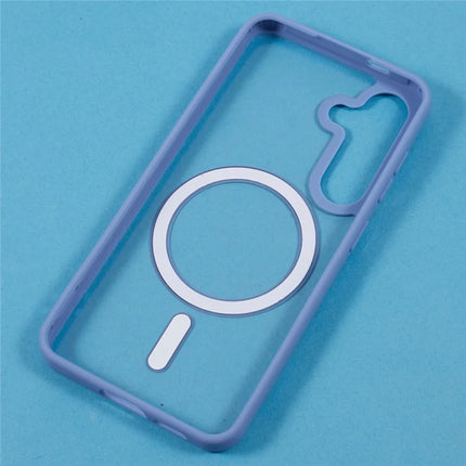 For Samsung Galaxy S23 FE Case Compatible with MagSafe Shockproof PC+TPU Clear Phone Cover
