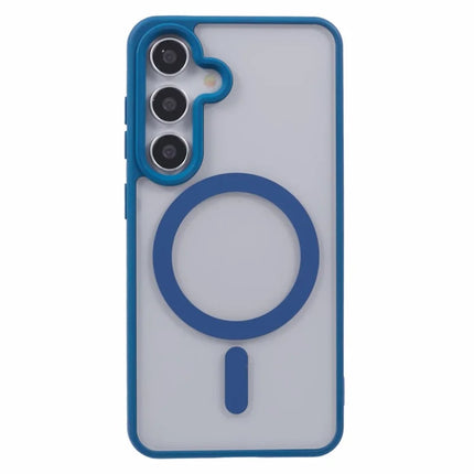 For Samsung Galaxy S23 FE Case Compatible with MagSafe Shockproof PC+TPU Clear Phone Cover