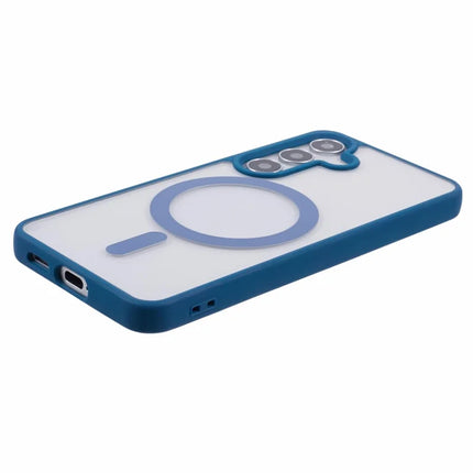 For Samsung Galaxy S23 FE Case Compatible with MagSafe Shockproof PC+TPU Clear Phone Cover
