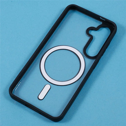 For Samsung Galaxy S23 FE Case Compatible with MagSafe Shockproof PC+TPU Clear Phone Cover