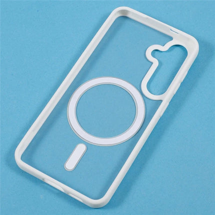 For Samsung Galaxy S23 FE Case Compatible with MagSafe Shockproof PC+TPU Clear Phone Cover