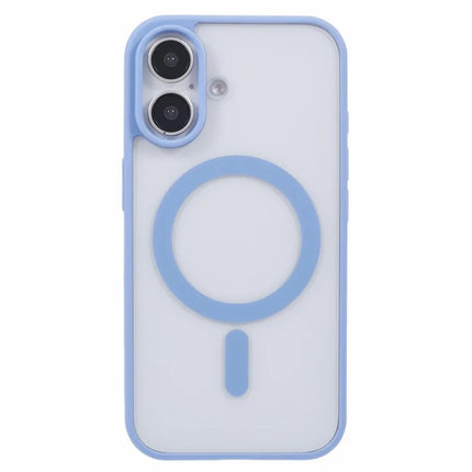 For iPhone 16 Plus Case Compatible with MagSafe Shockproof PC+TPU Clear Phone Cover