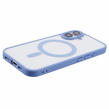 For iPhone 16 Plus Case Compatible with MagSafe Shockproof PC+TPU Clear Phone Cover