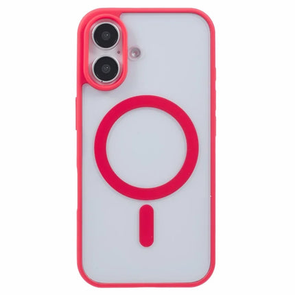 For iPhone 16 Plus Case Compatible with MagSafe Shockproof PC+TPU Clear Phone Cover