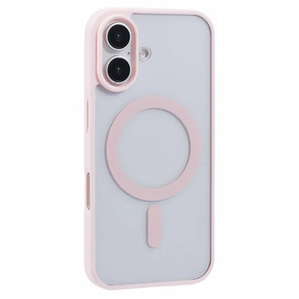 For iPhone 16 Plus Case Compatible with MagSafe Shockproof PC+TPU Clear Phone Cover