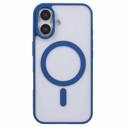 For iPhone 16 Plus Case Compatible with MagSafe Shockproof PC+TPU Clear Phone Cover