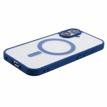 For iPhone 16 Plus Case Compatible with MagSafe Shockproof PC+TPU Clear Phone Cover